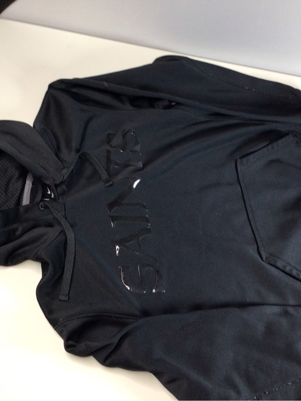 Nike Black Men's Gloss Logo Pullover Hoodie